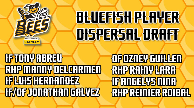 ATLANTIC LEAGUE HOLDS BLUEFISH PLAYER DISPERSAL DRAFT